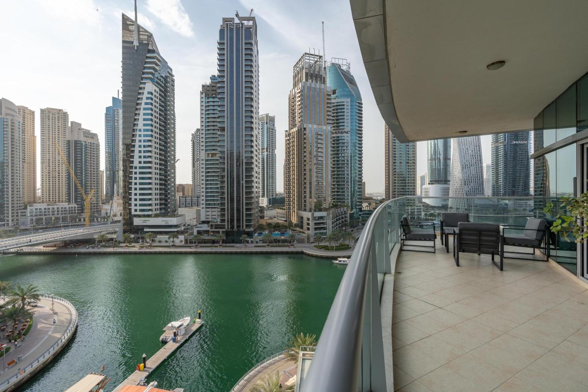 Vacay Lettings - Full Marina View 3 Bedroom Plus Maid Room Дубай Экстерьер фото
